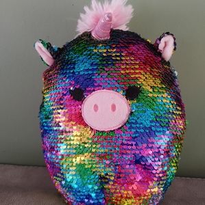 Sequin piggy unicorn Squishmallow